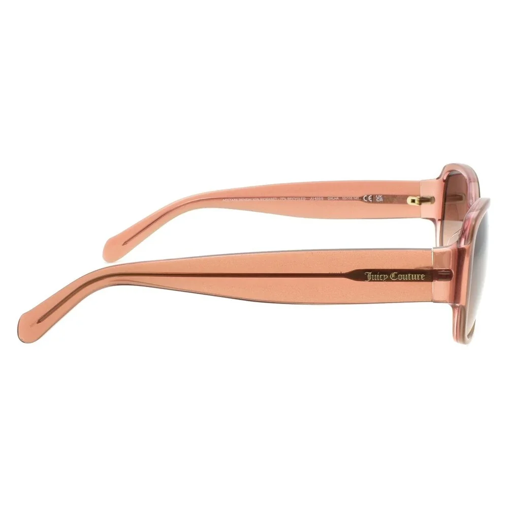 Juicy Couture JU 633 /S DXL HA Women's Sunglasses Acetate Red Glitter / Brown